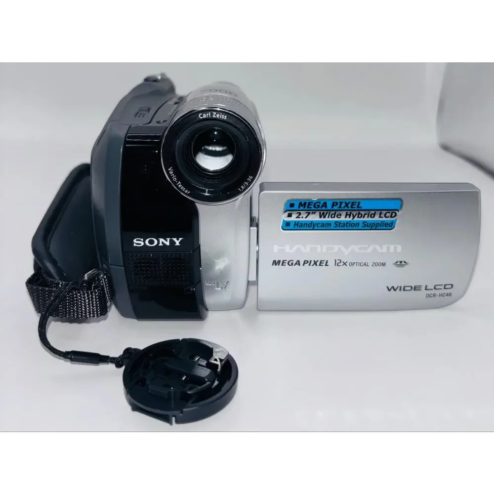 Sony Handy Cam DCR HC46 with Case, Charging Dock, and All Cords, 2006
